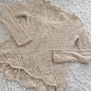 Urban Outfitters V neck tunic length sweater